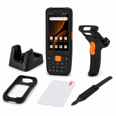 Комплект ТСД MERTECH MovFast S40 Android 13, 4GB/64GB (кредл с передачей, чехол, стекло, ремешок)